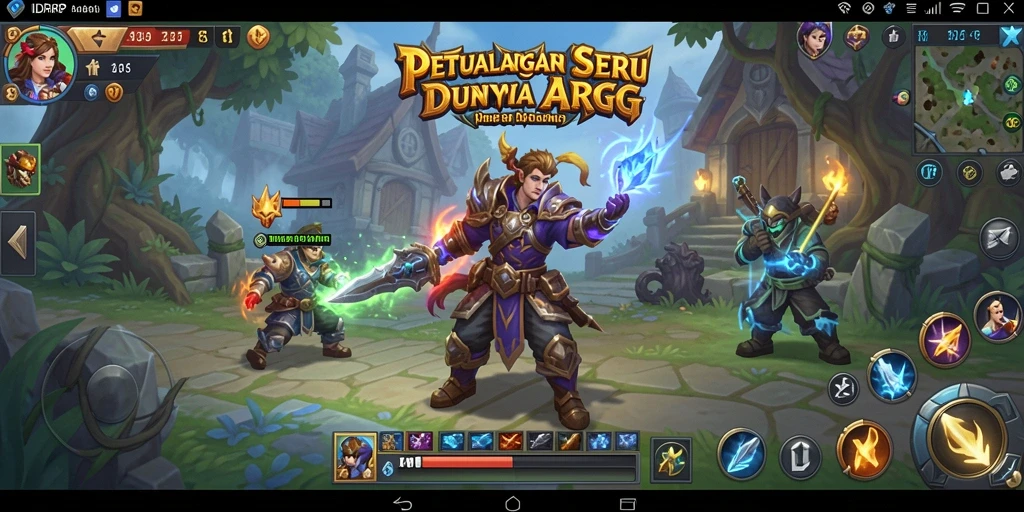 Tampilan gameplay seru dalam <strong>IDRRP</strong> yang menawarkan petualangan menantang.