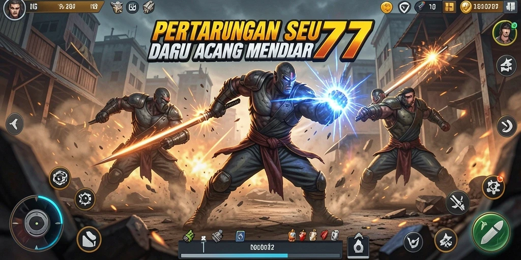 Gameplay yang mendebarkan dengan pertarungan aksi seru di NEX777.