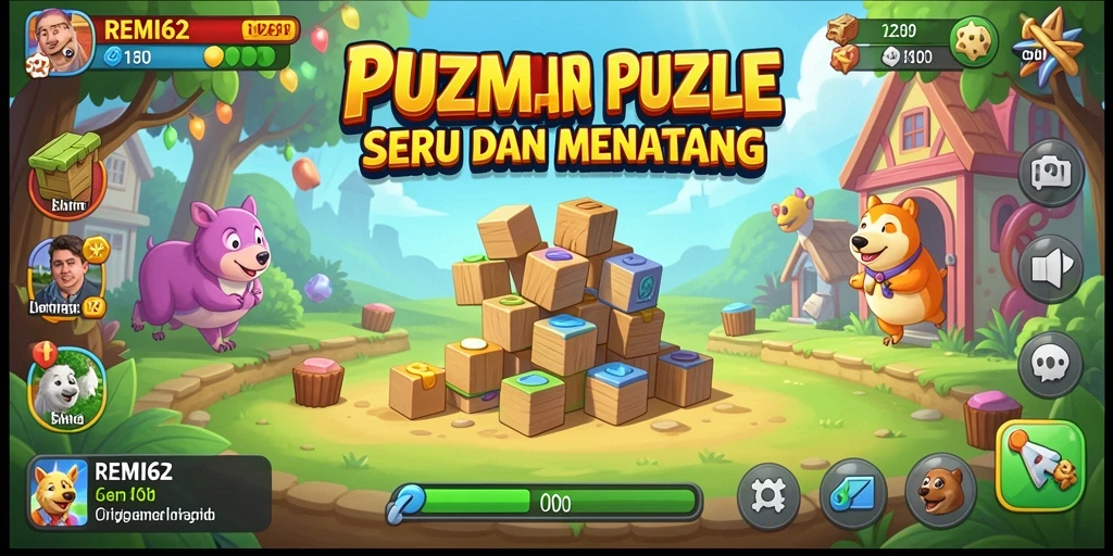 Screenshot menunjukkan gameplay menarik dari REMI62 yang penuh tantangan.